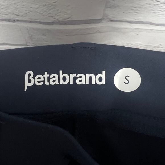 Betabrand Women's S Navy Career Office Classic Straight Dress Pant Yoga Pant - Picture 7 of 12